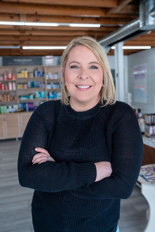 Chelsea Pagan is a stylist at iidentity salon, iidentitysalon.com