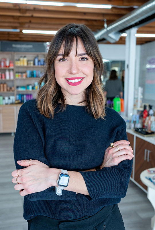 Hannah Reyes is a stylist at iidentity salon, iidentitysalon.com